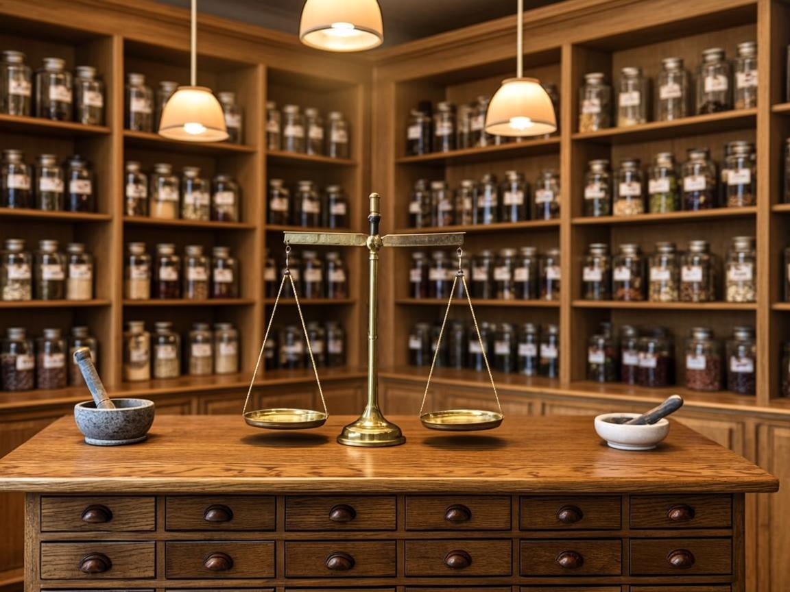 Traditional herbal dispensary